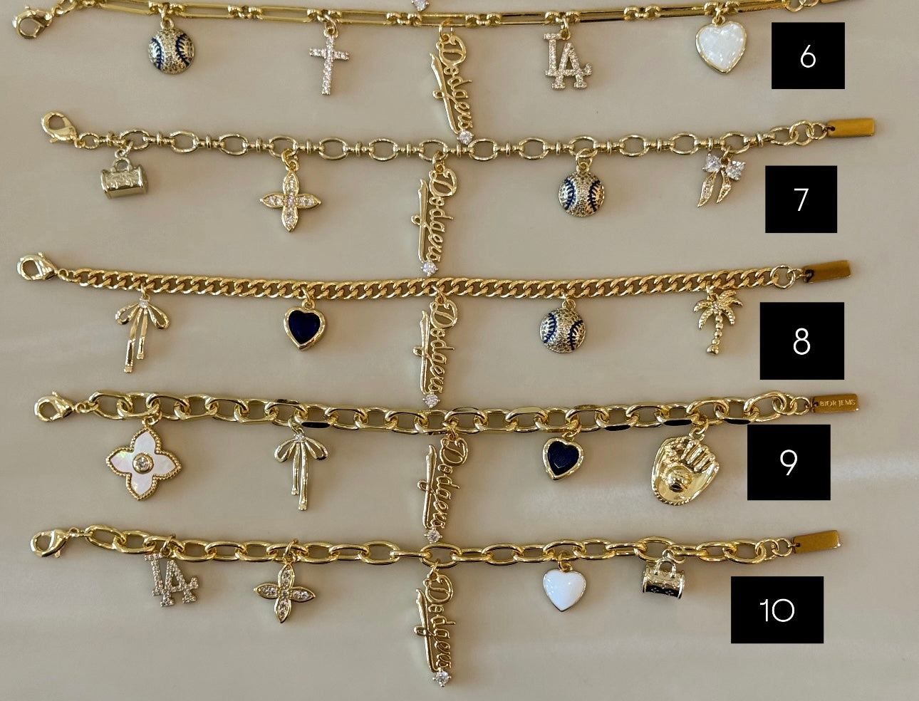 LA Lucky Charm Bracelet