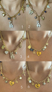 LA WS Custom Charm Necklace