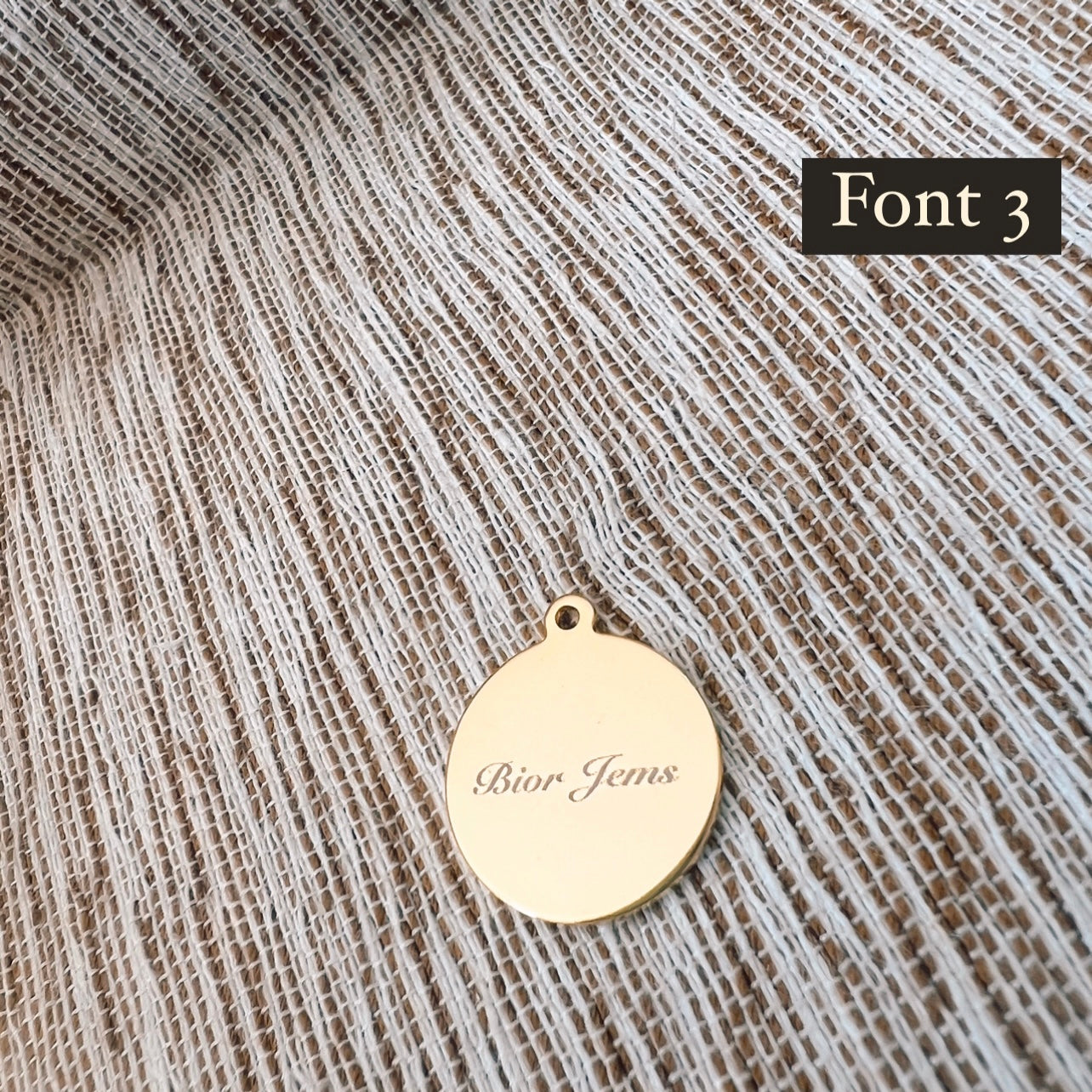 Chunky Heart Engraving Necklace