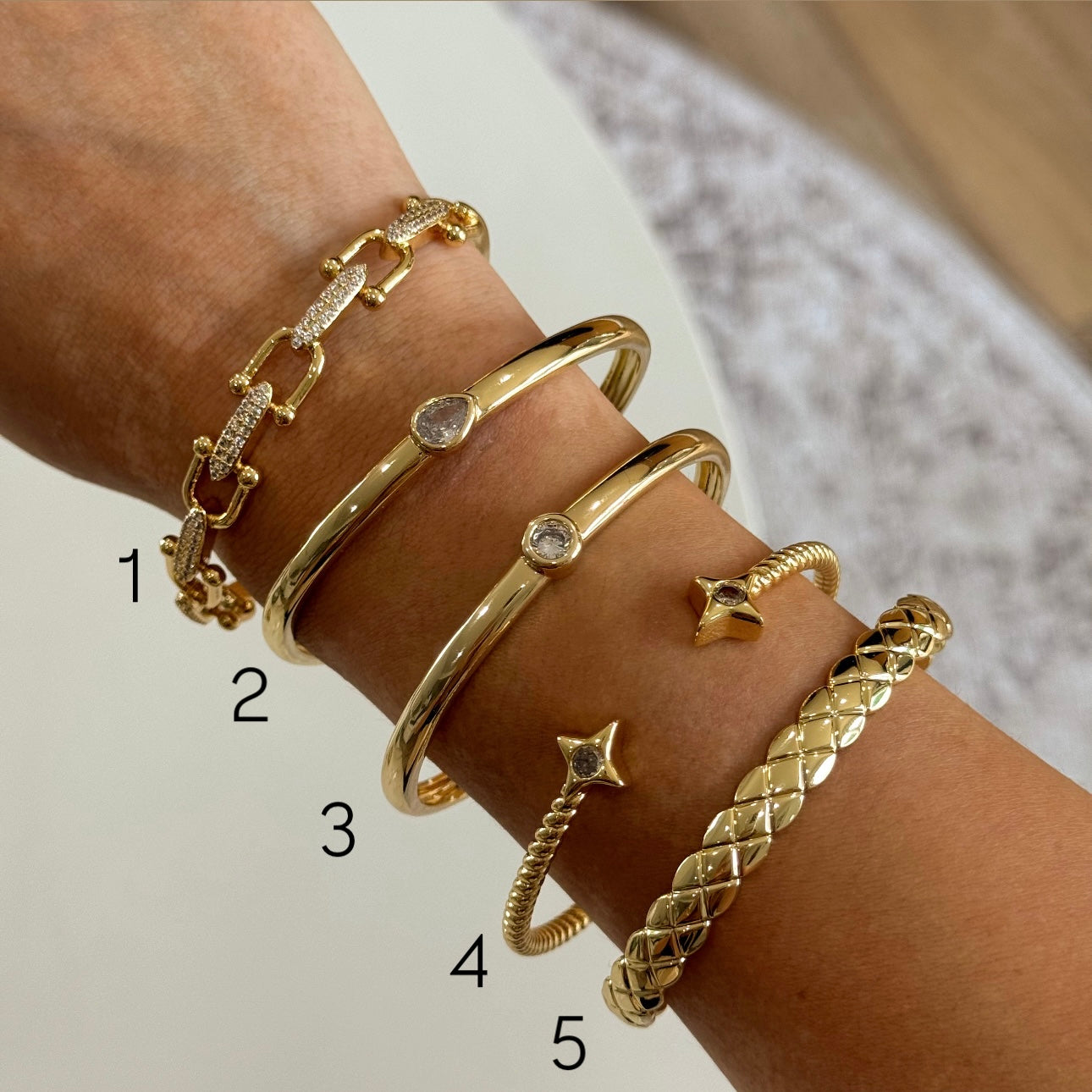 Luxxe Bangle Stacks