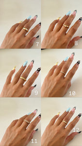 Summer CZ Stack Rings