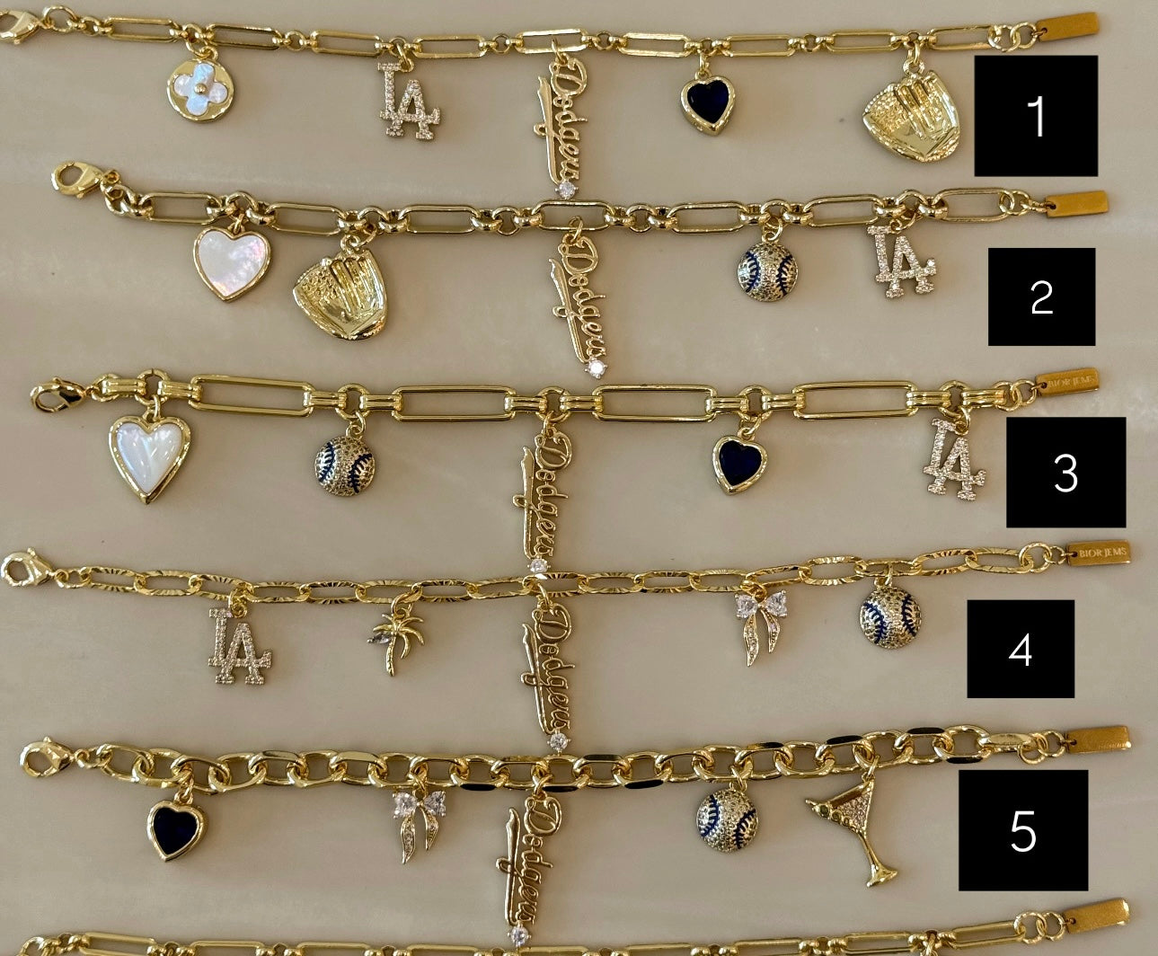 LA Lucky Charm Bracelet