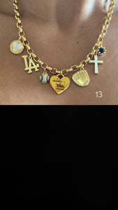 LA WS Custom Charm Necklace
