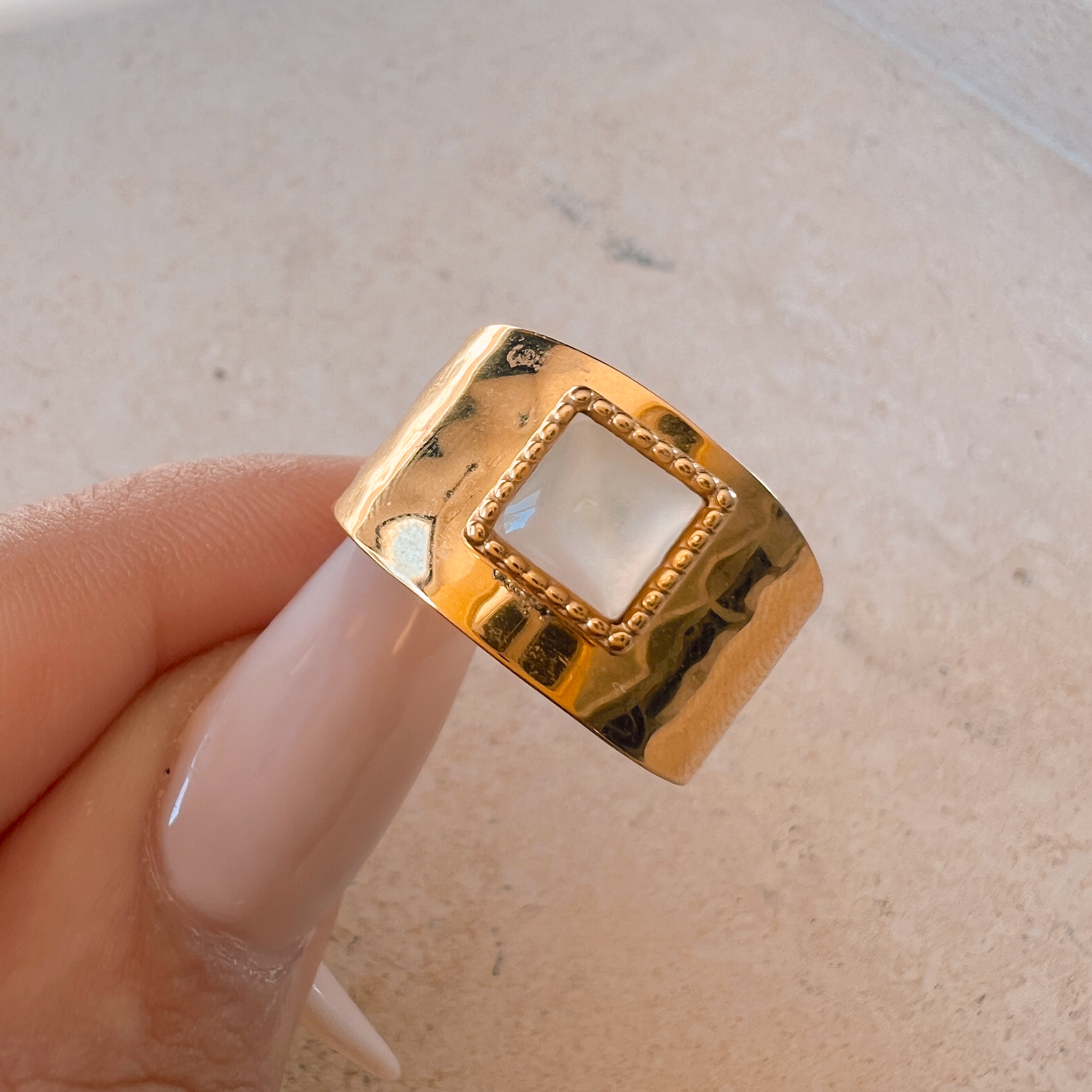 Vacay Era Stone Ring