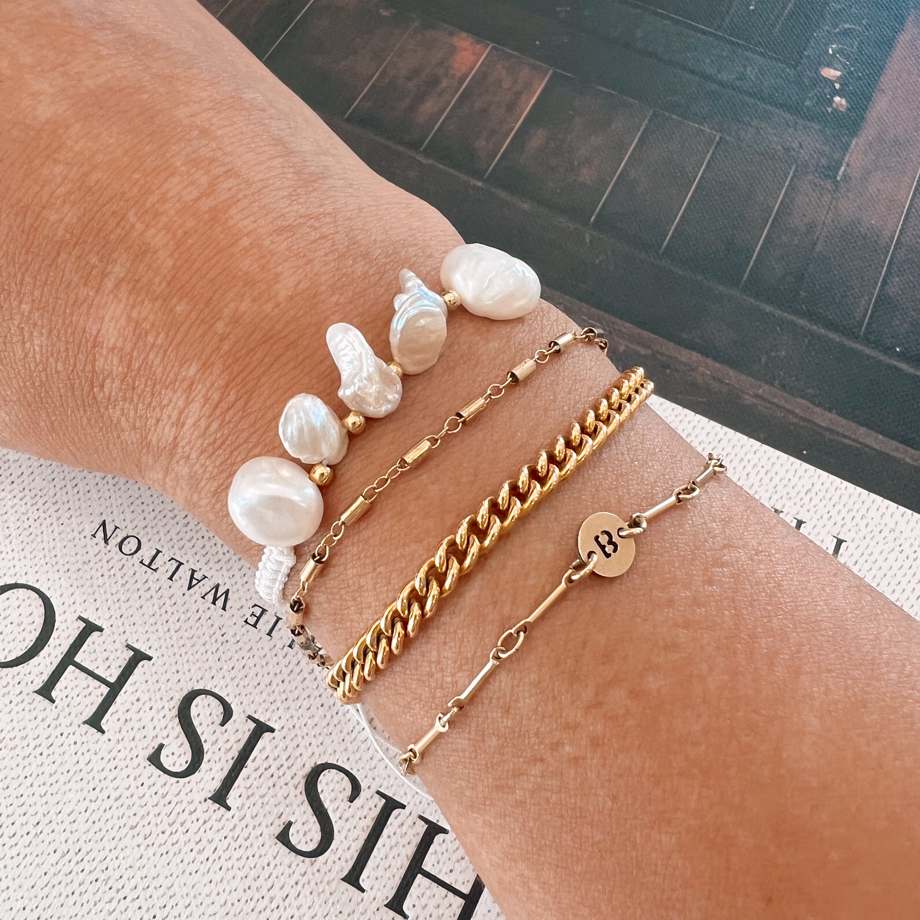 From The Beach Pearl Bracelet