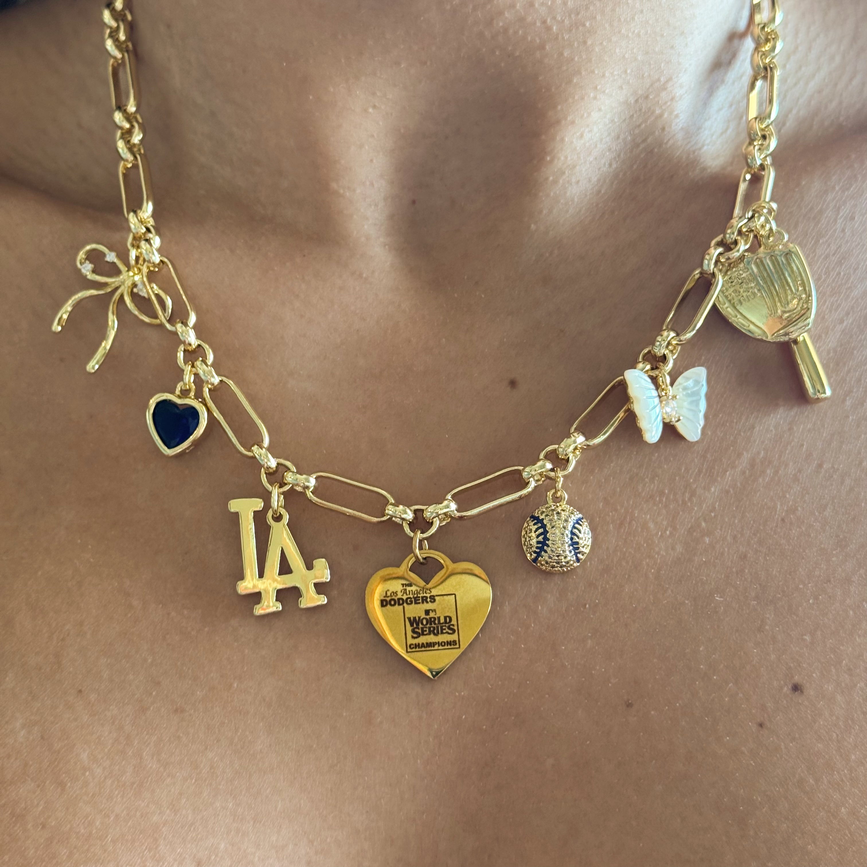 LA WS Custom Charm Necklace