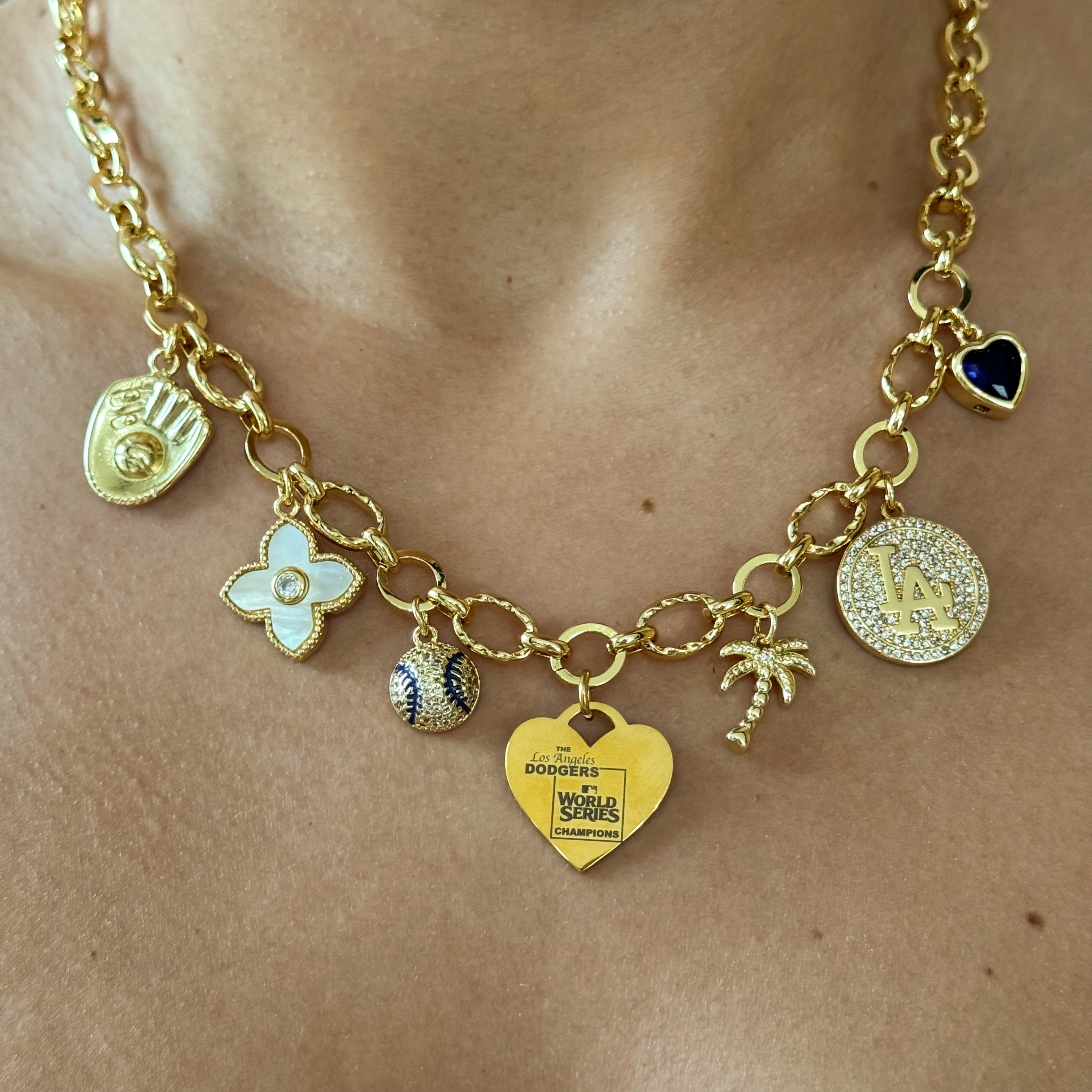 LA WS Custom Charm Necklace
