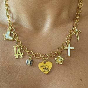 LA WS Custom Charm Necklace