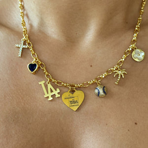 LA WS Custom Charm Necklace