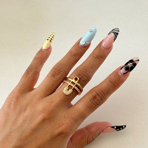 Summer CZ Stack Rings