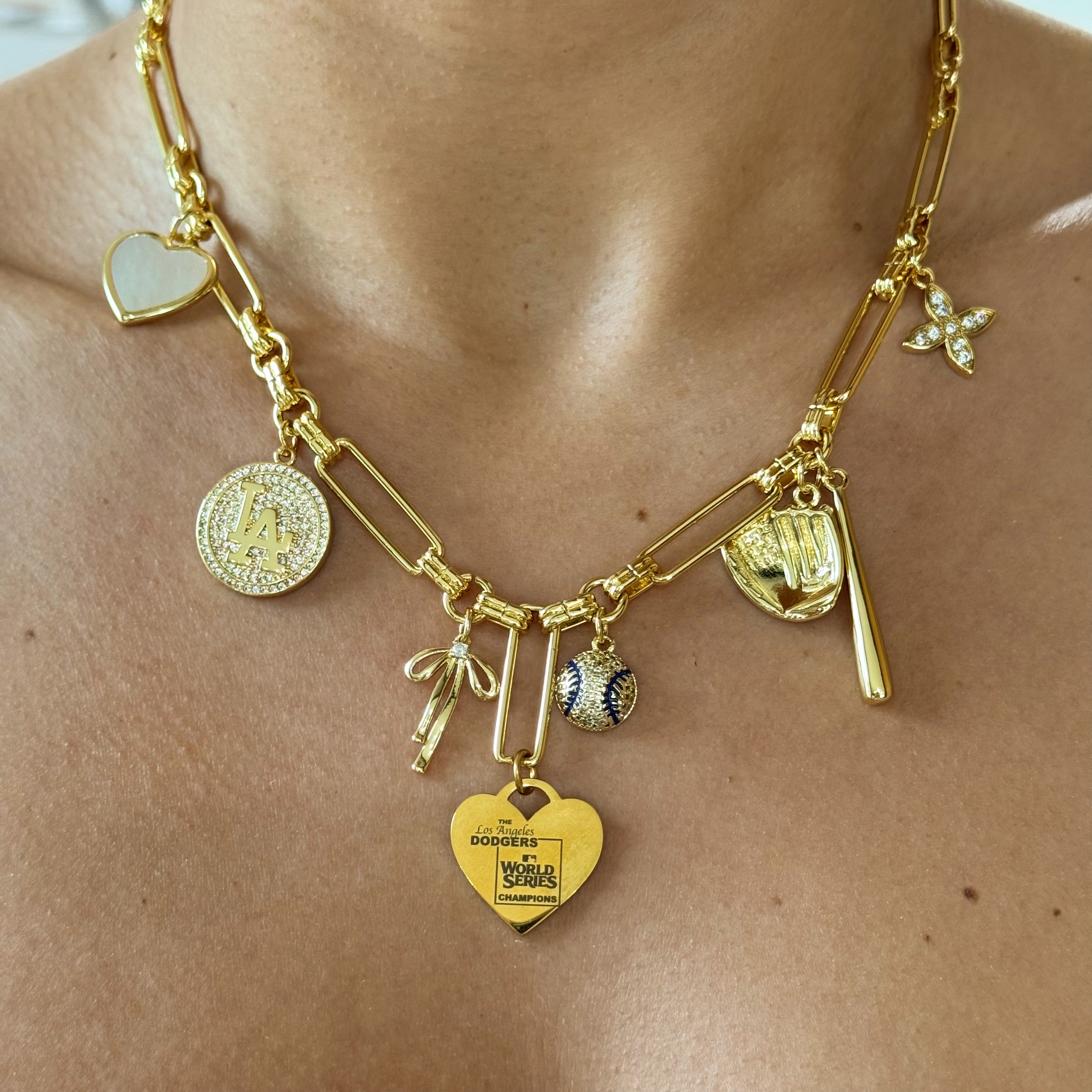 LA WS Custom Charm Necklace