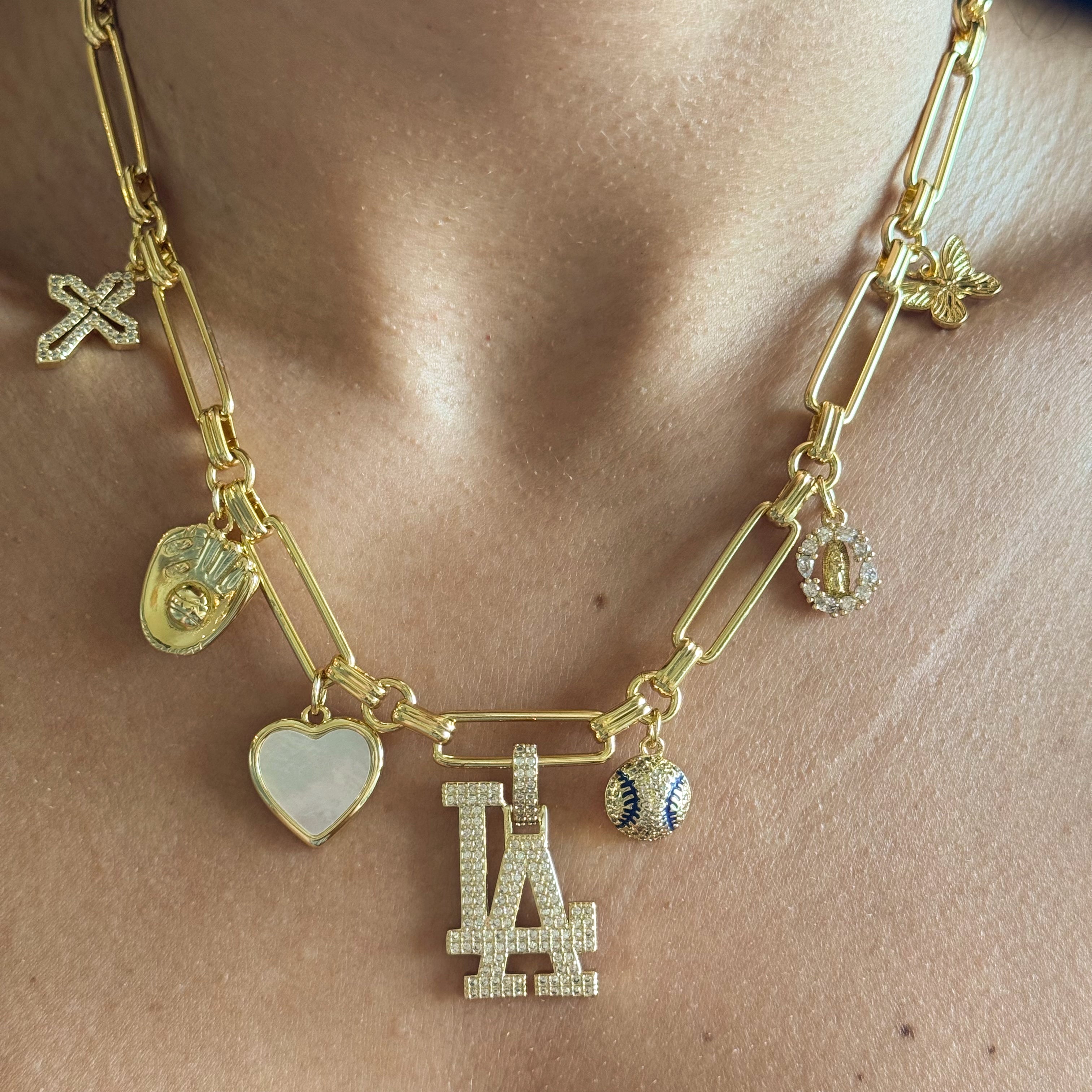 LA WS Custom Charm Necklace