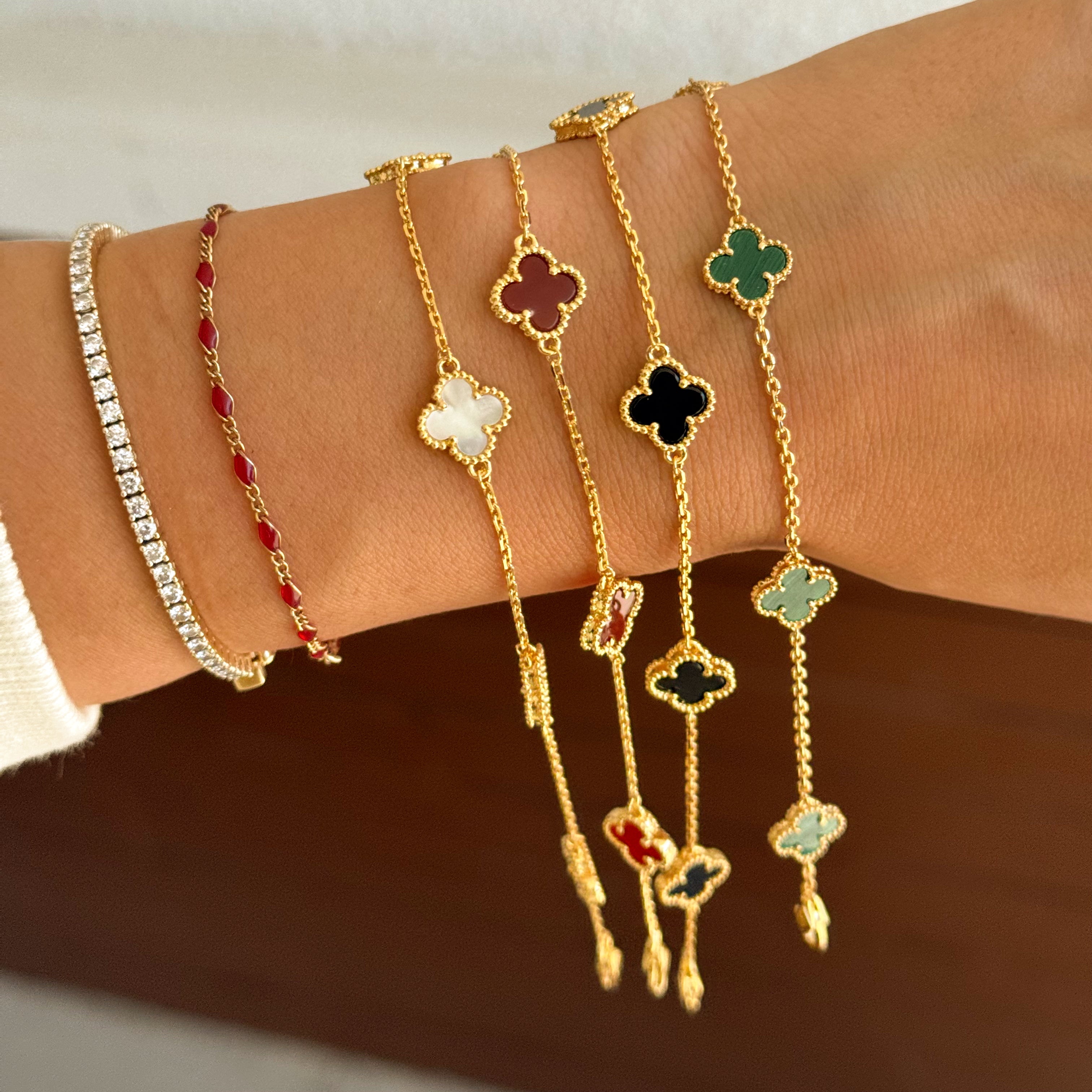 Lucky Clover Mini Bracelet
