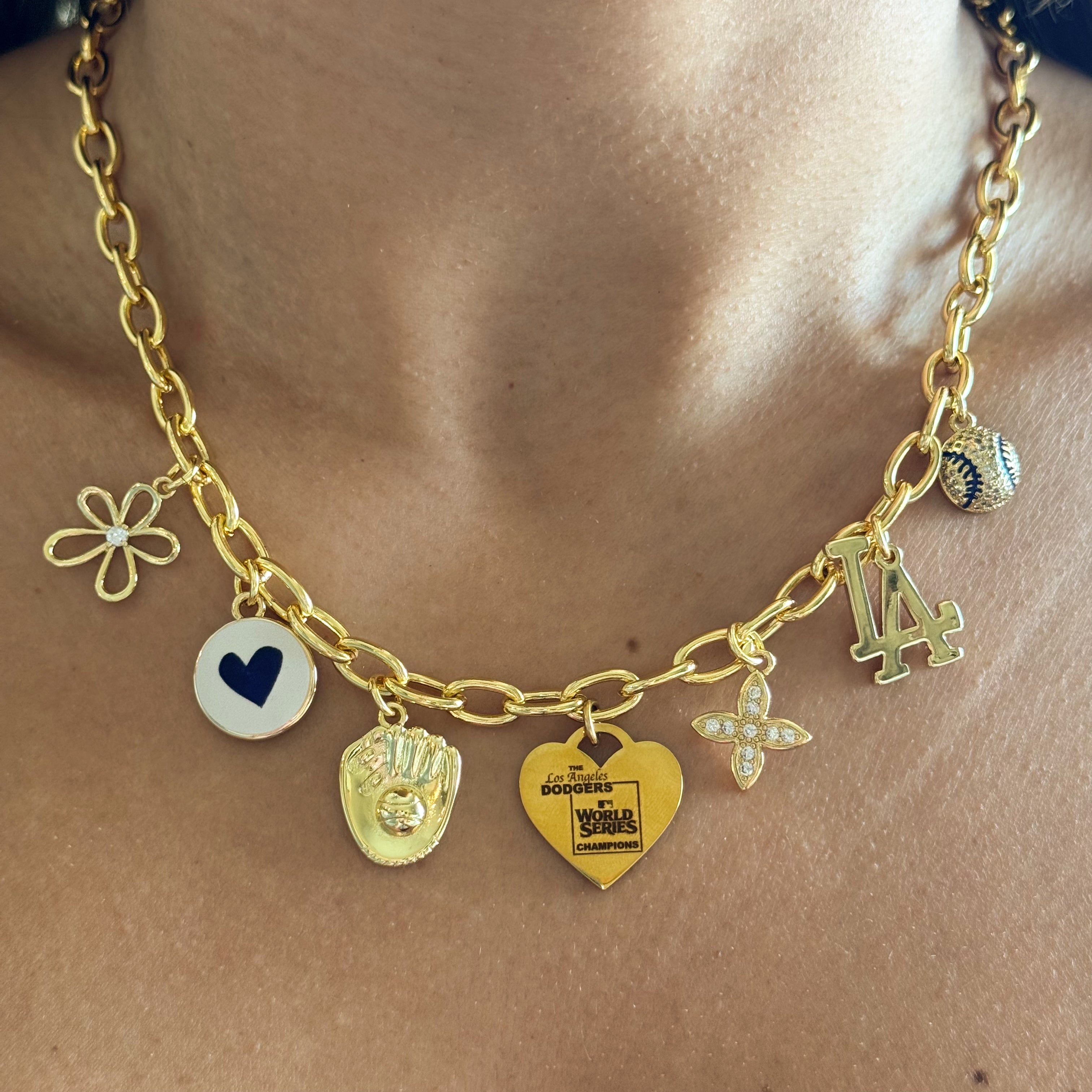 LA WS Custom Charm Necklace