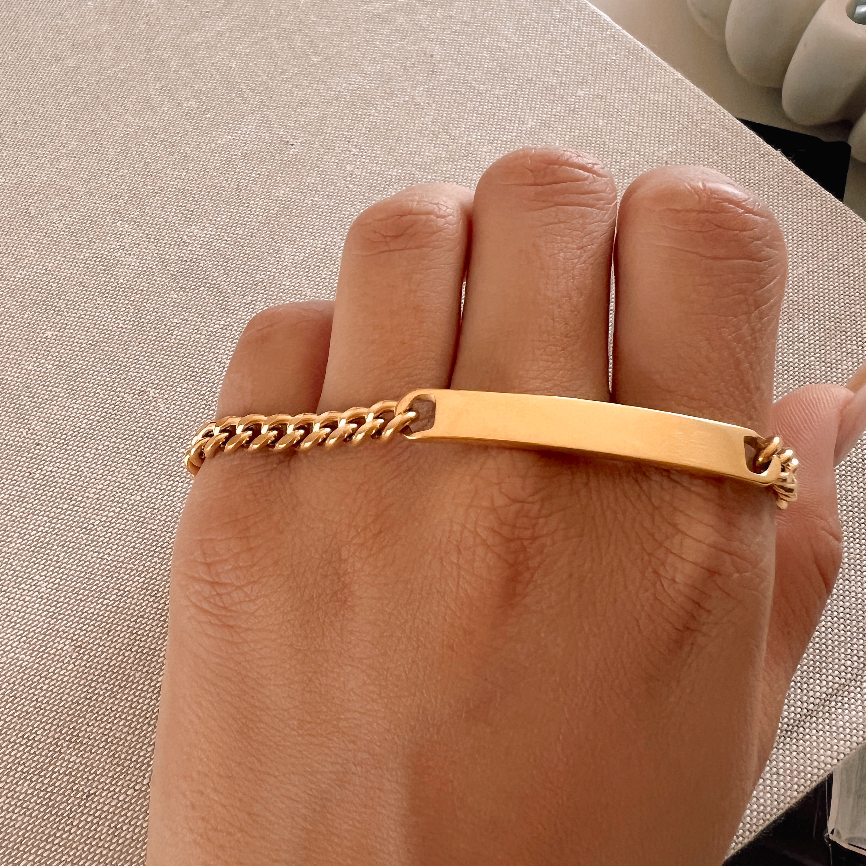 XL-Cuban Link Bar Bracelet