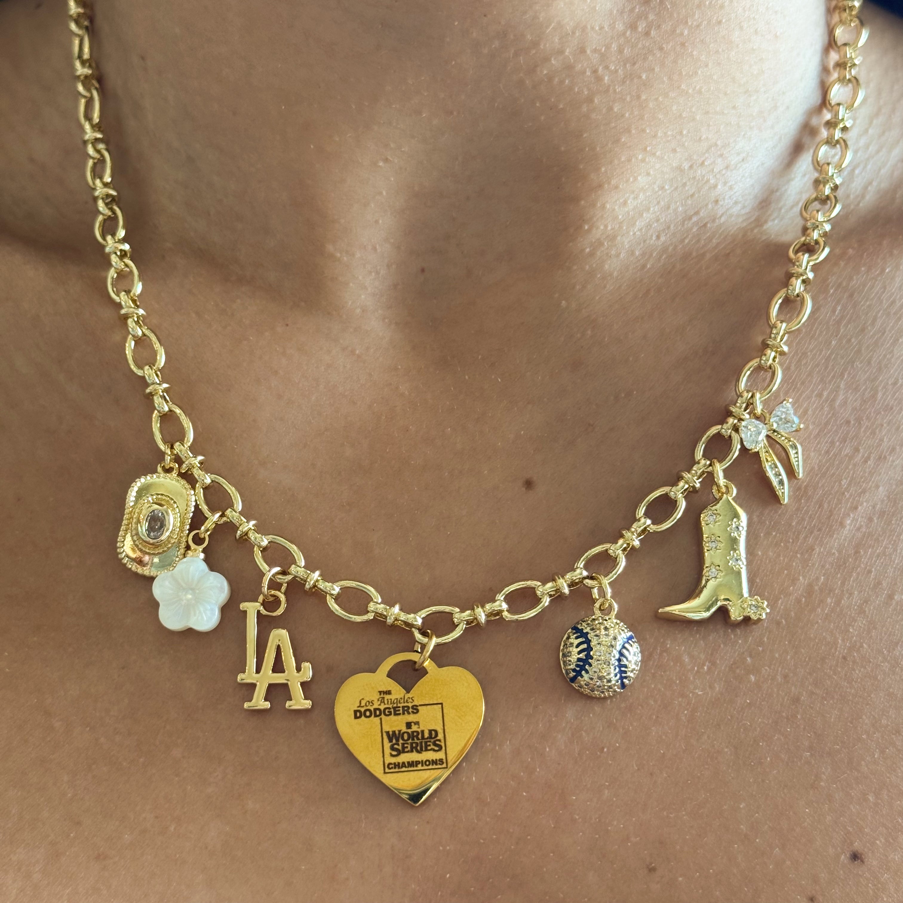 LA WS Custom Charm Necklace