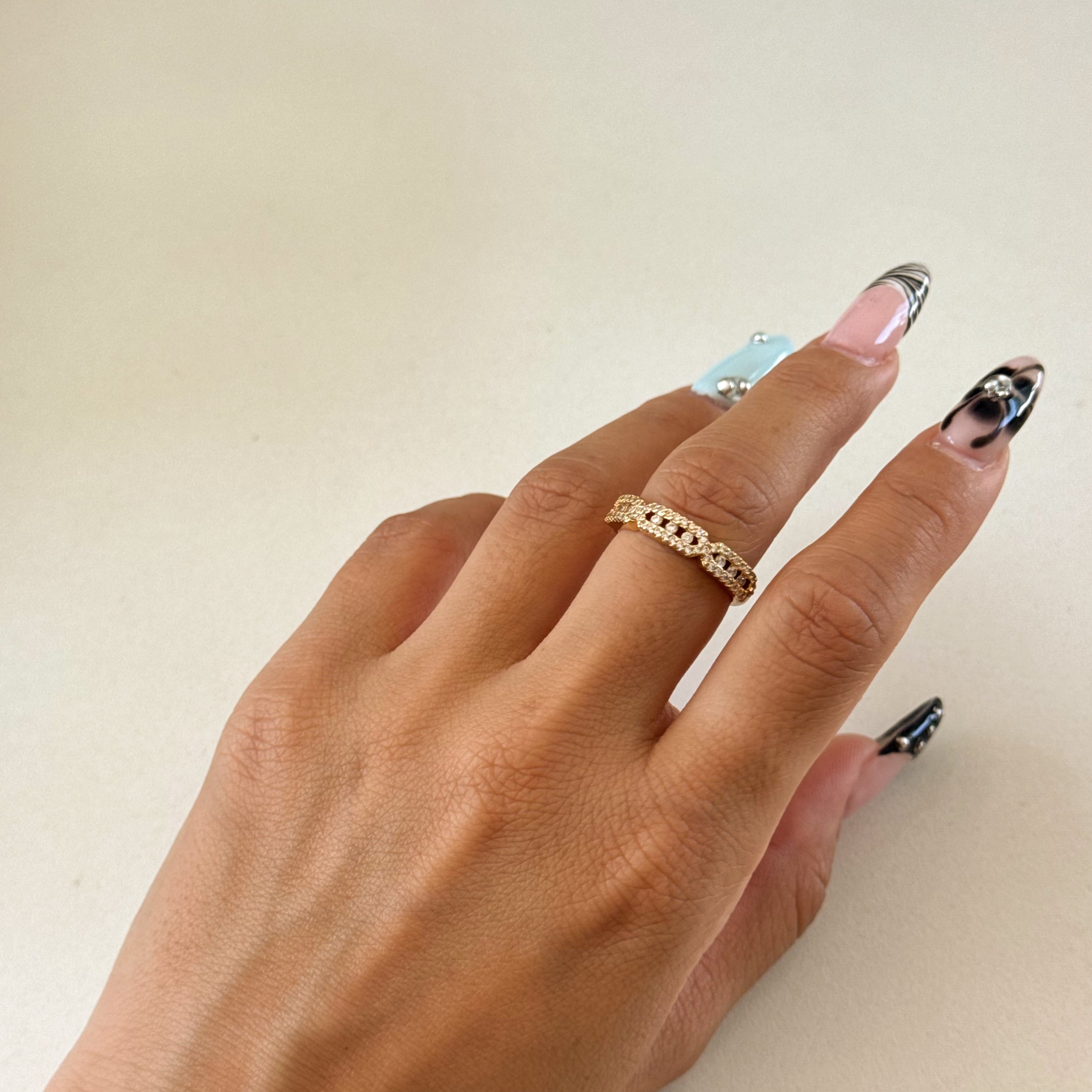Summer CZ Stack Rings