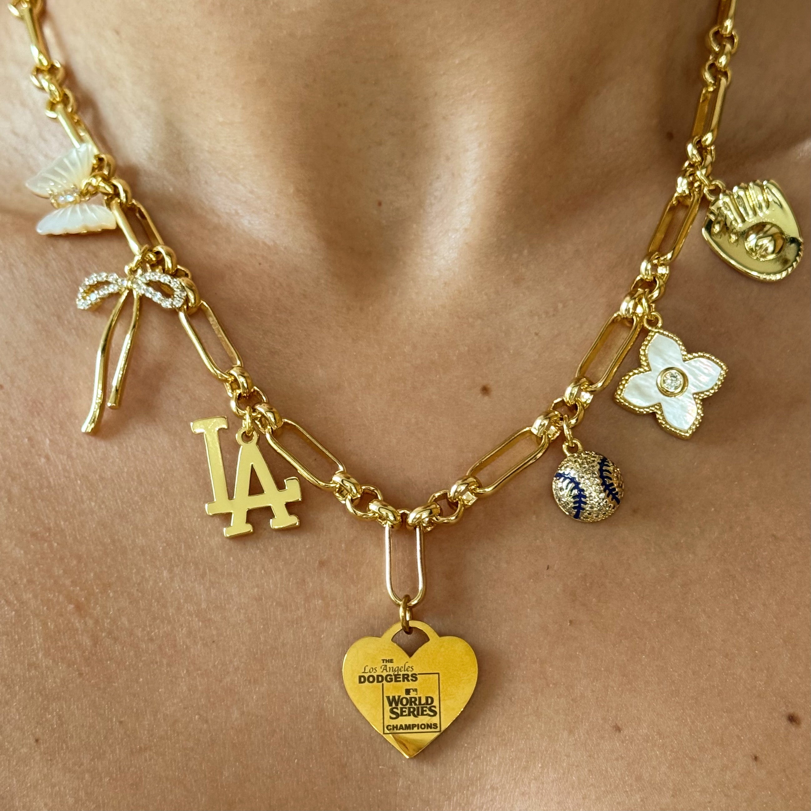 LA WS Custom Charm Necklace