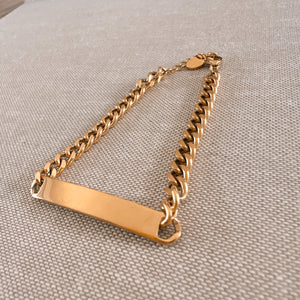 XL-Cuban Link Bar Bracelet