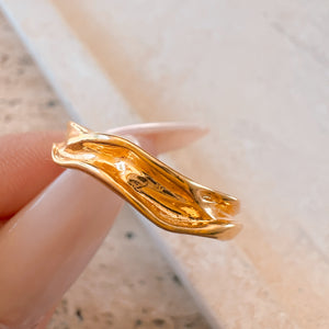 Be Happy Wavy Ring