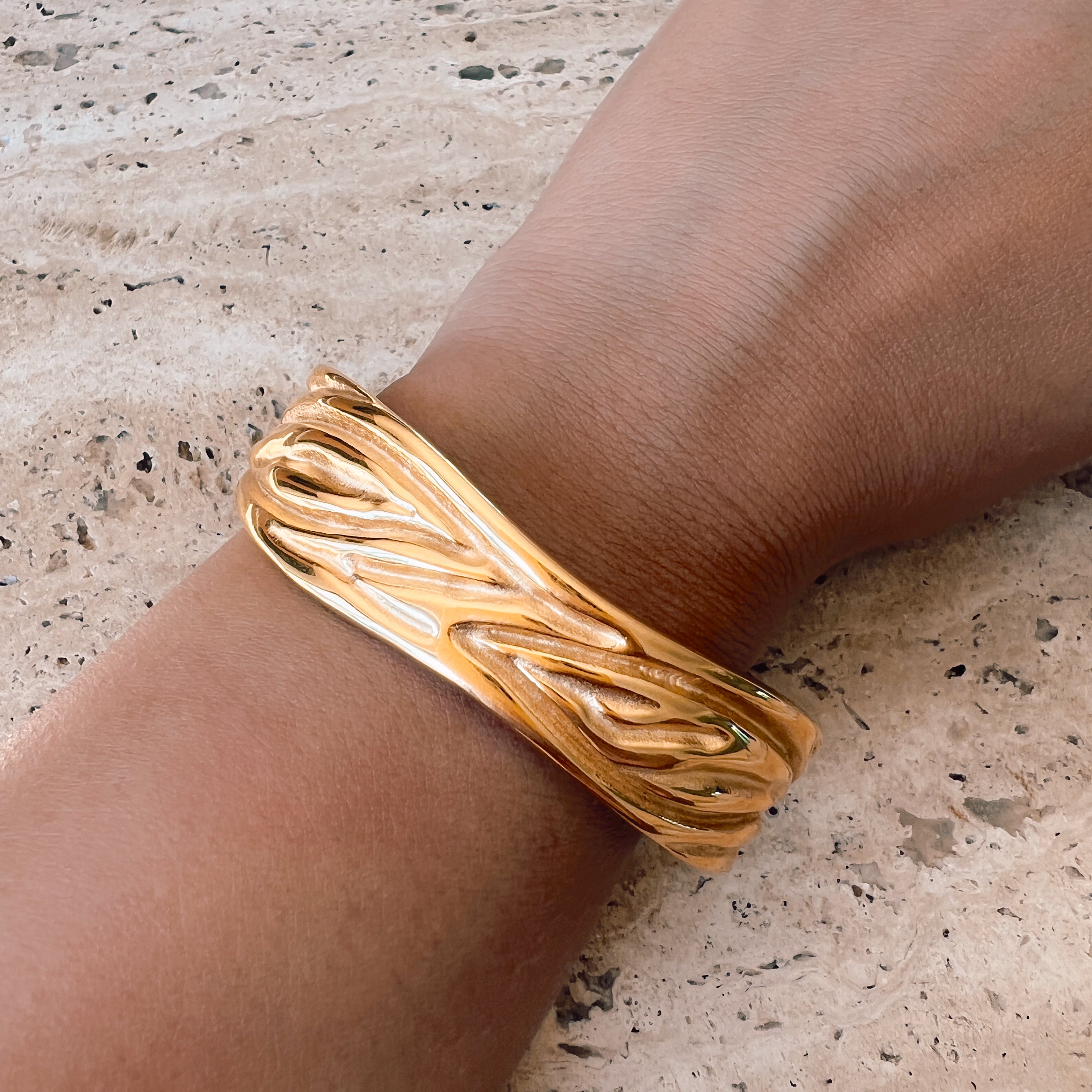 Aperol Spritz Textured Cuff