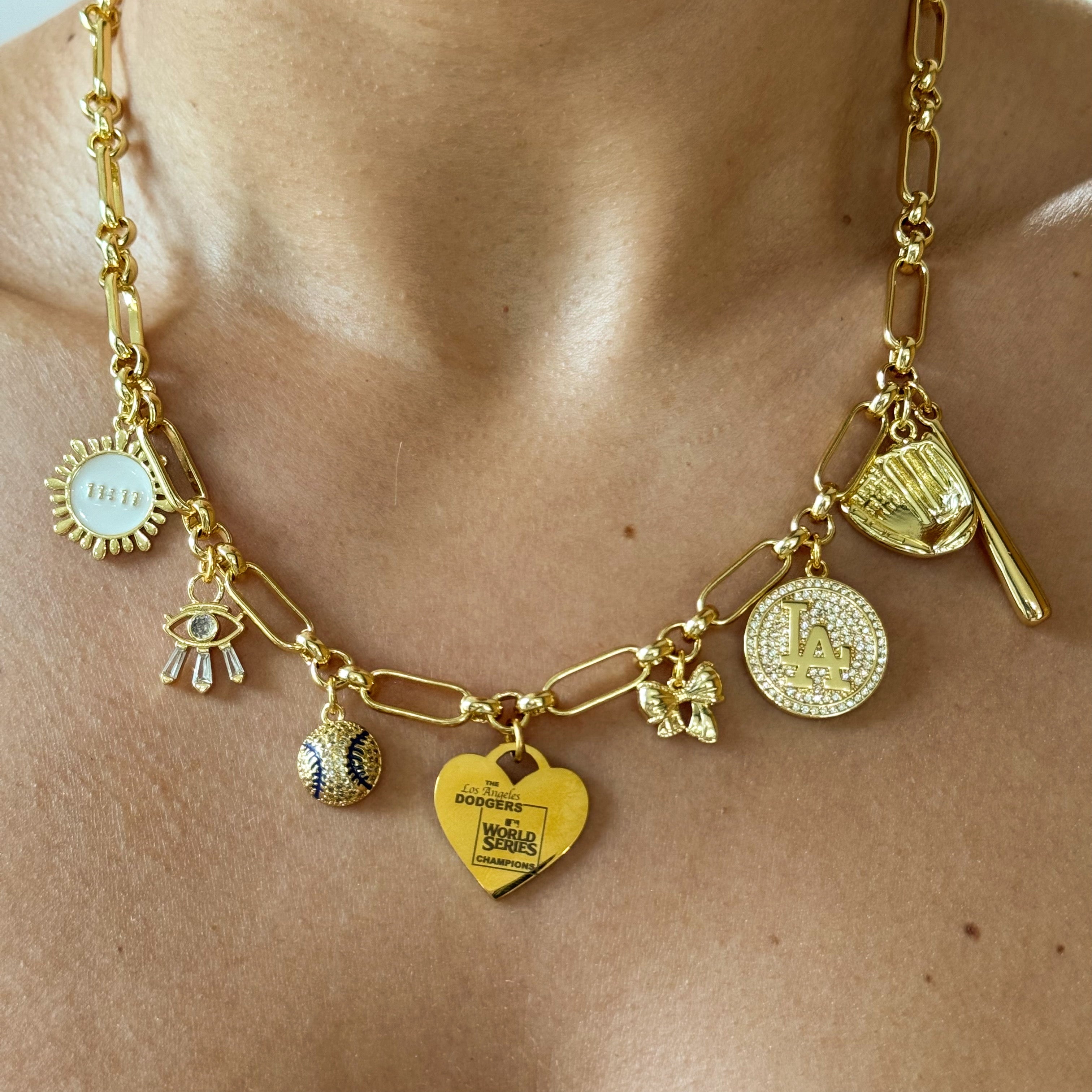 LA WS Custom Charm Necklace