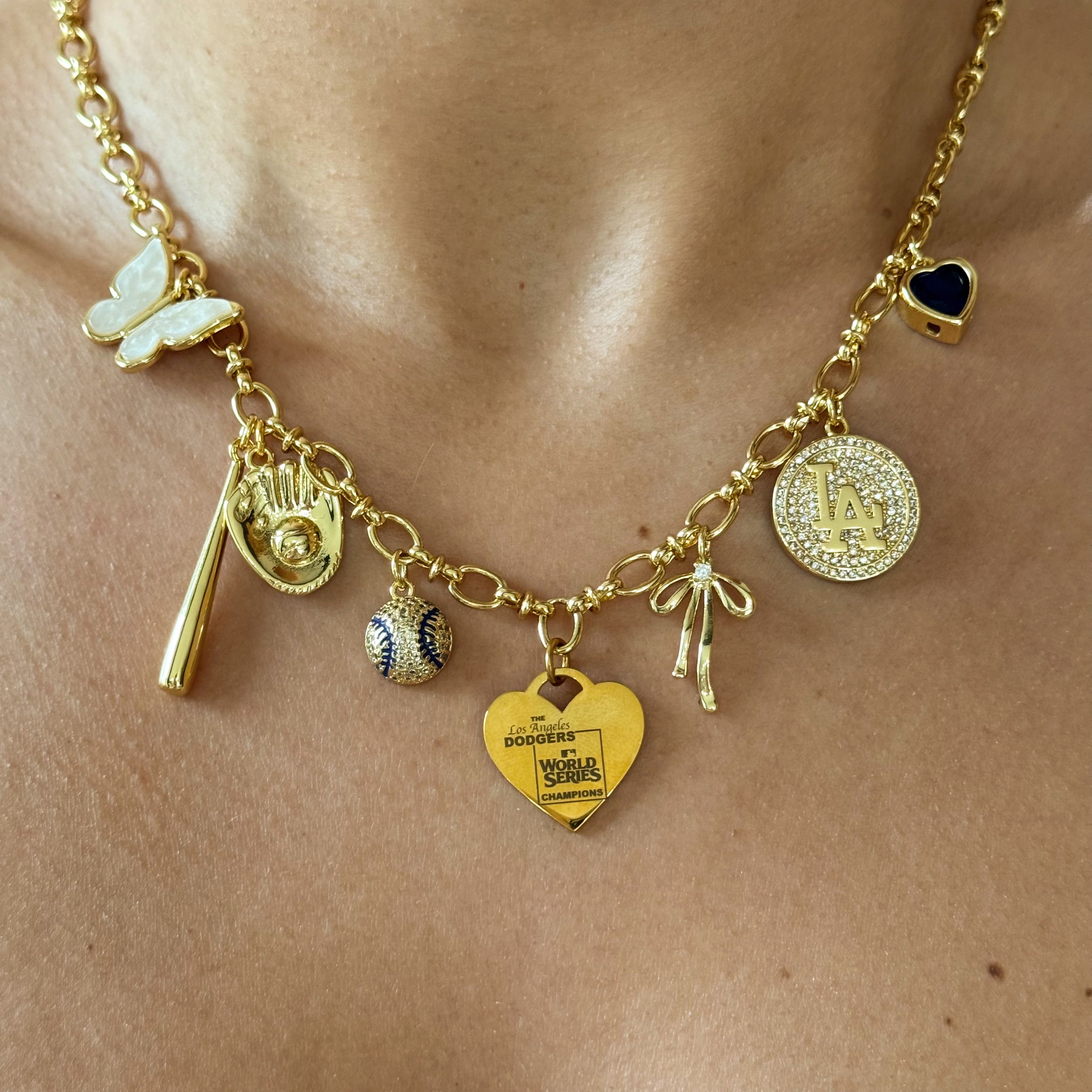 LA WS Custom Charm Necklace