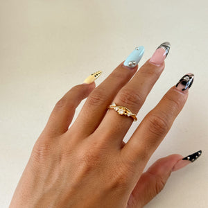 Summer CZ Stack Rings