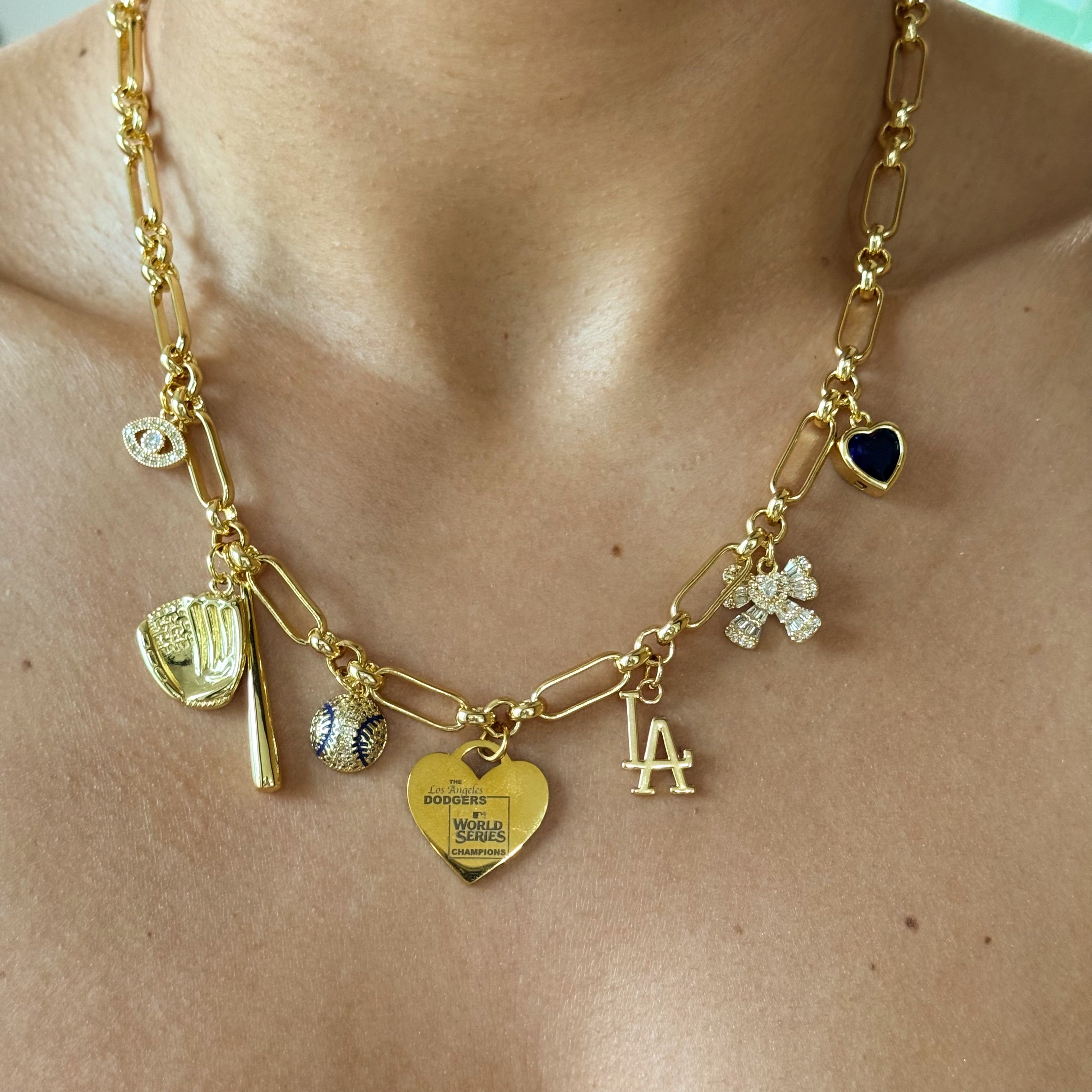 LA WS Custom Charm Necklace
