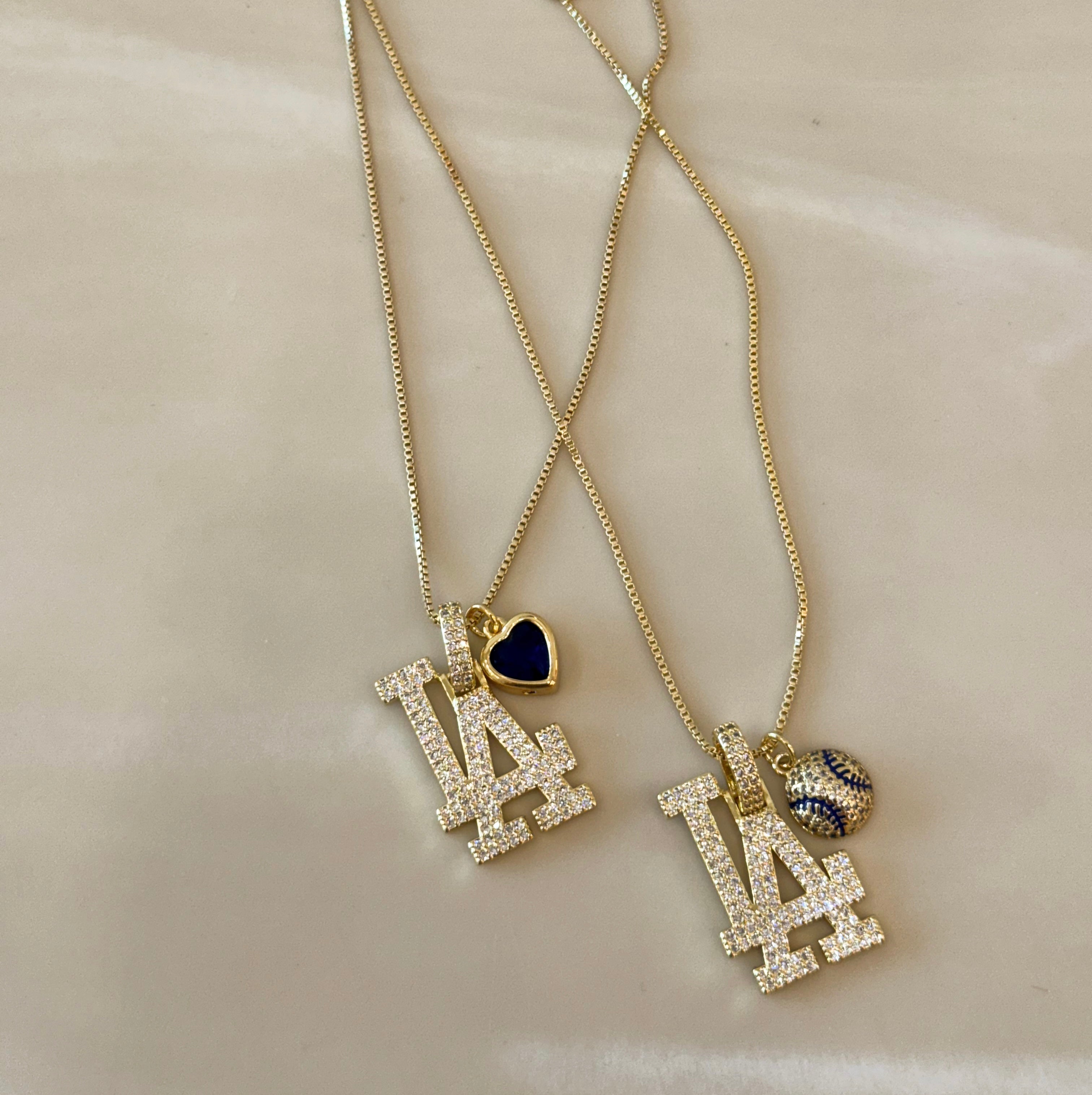 Blue Love LA CZ Necklace