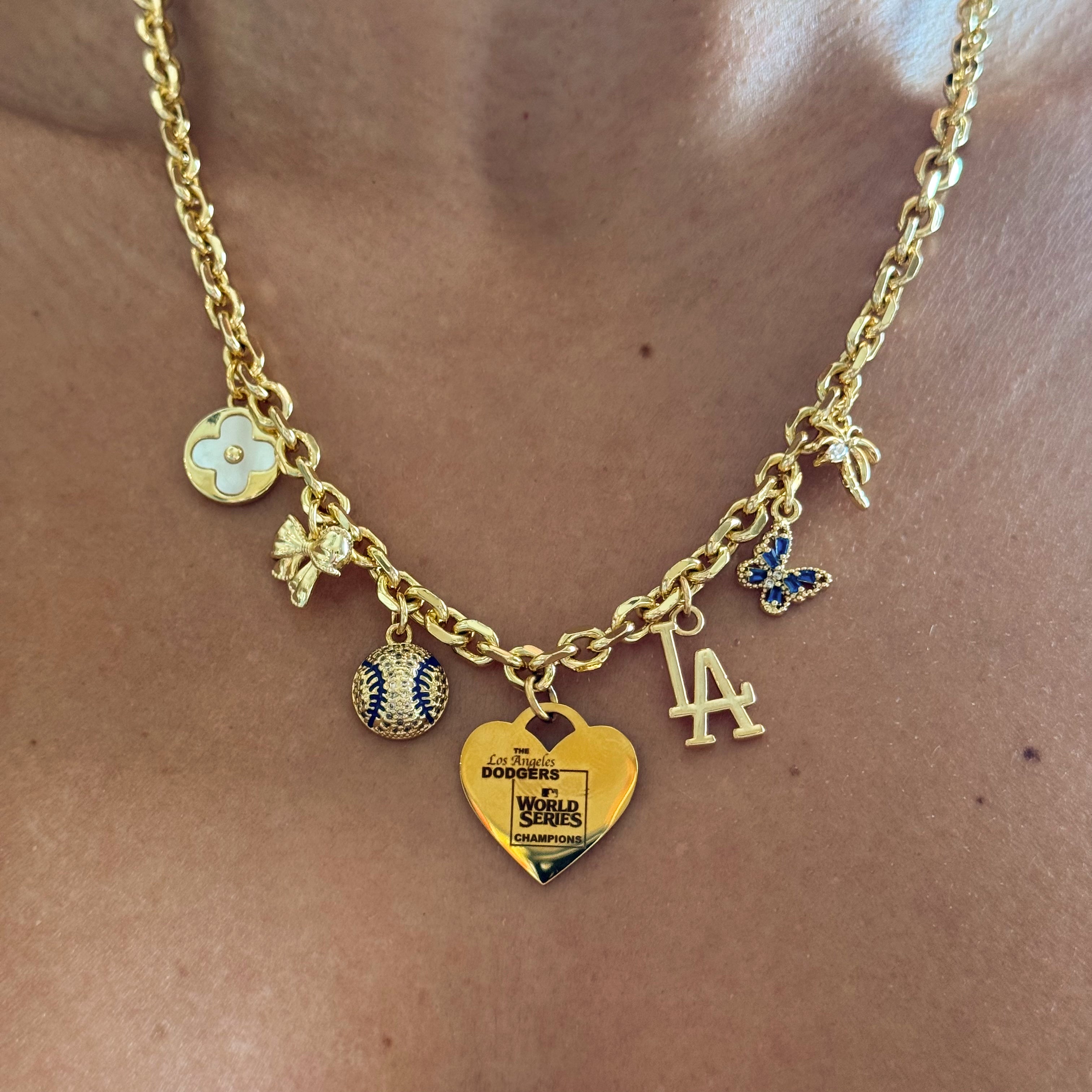 LA WS Custom Charm Necklace