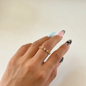 Summer CZ Stack Rings