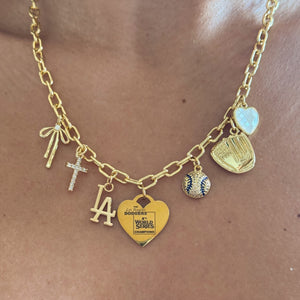 LA WS Custom Charm Necklace