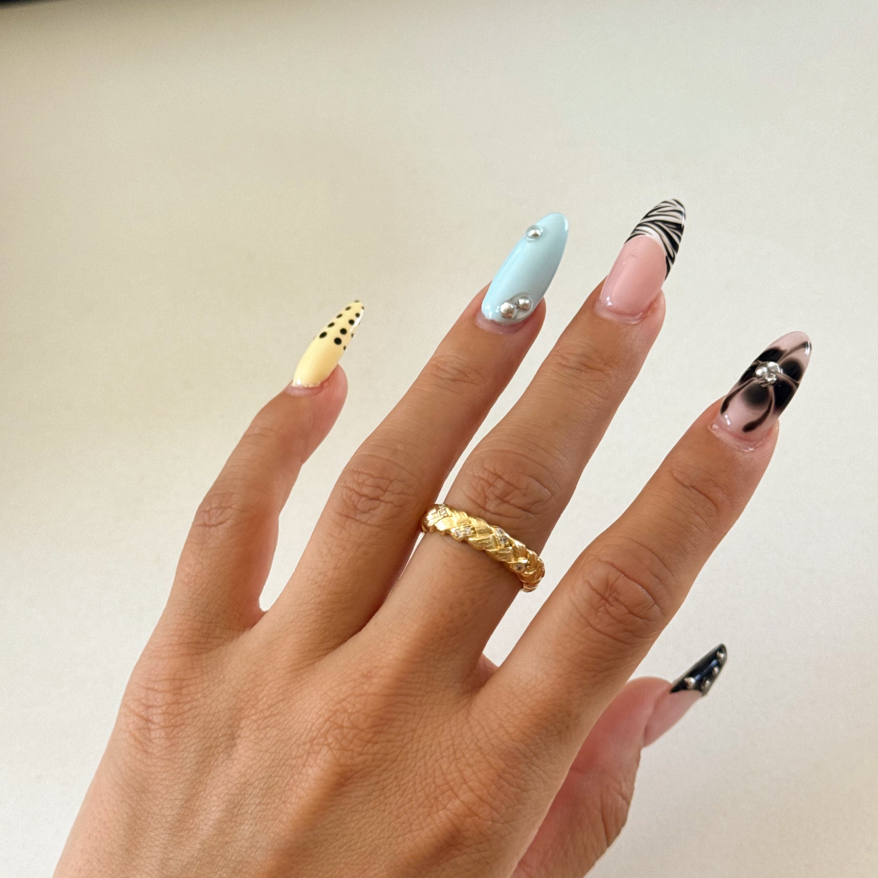 Summer CZ Stack Rings