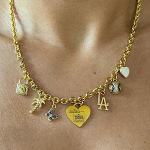 LA WS Custom Charm Necklace