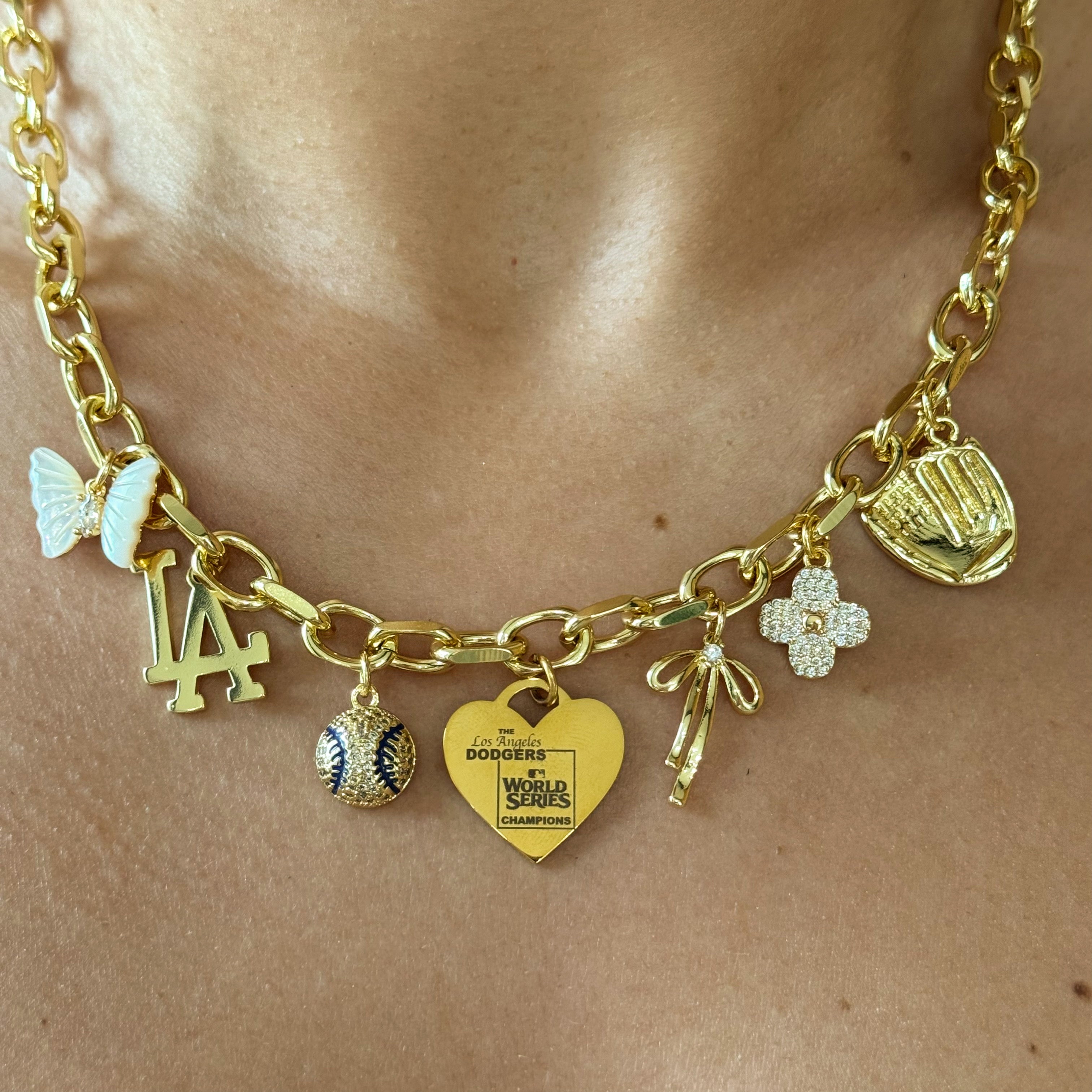 LA WS Custom Charm Necklace