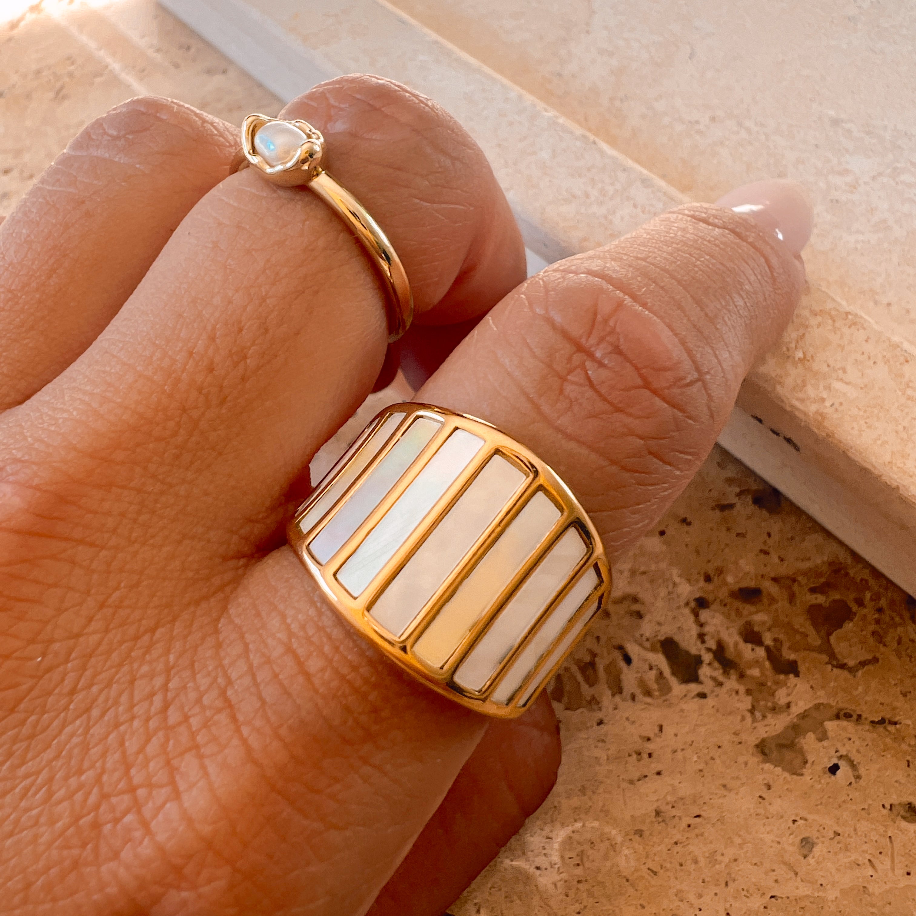 Seize The Day Pearl Ring