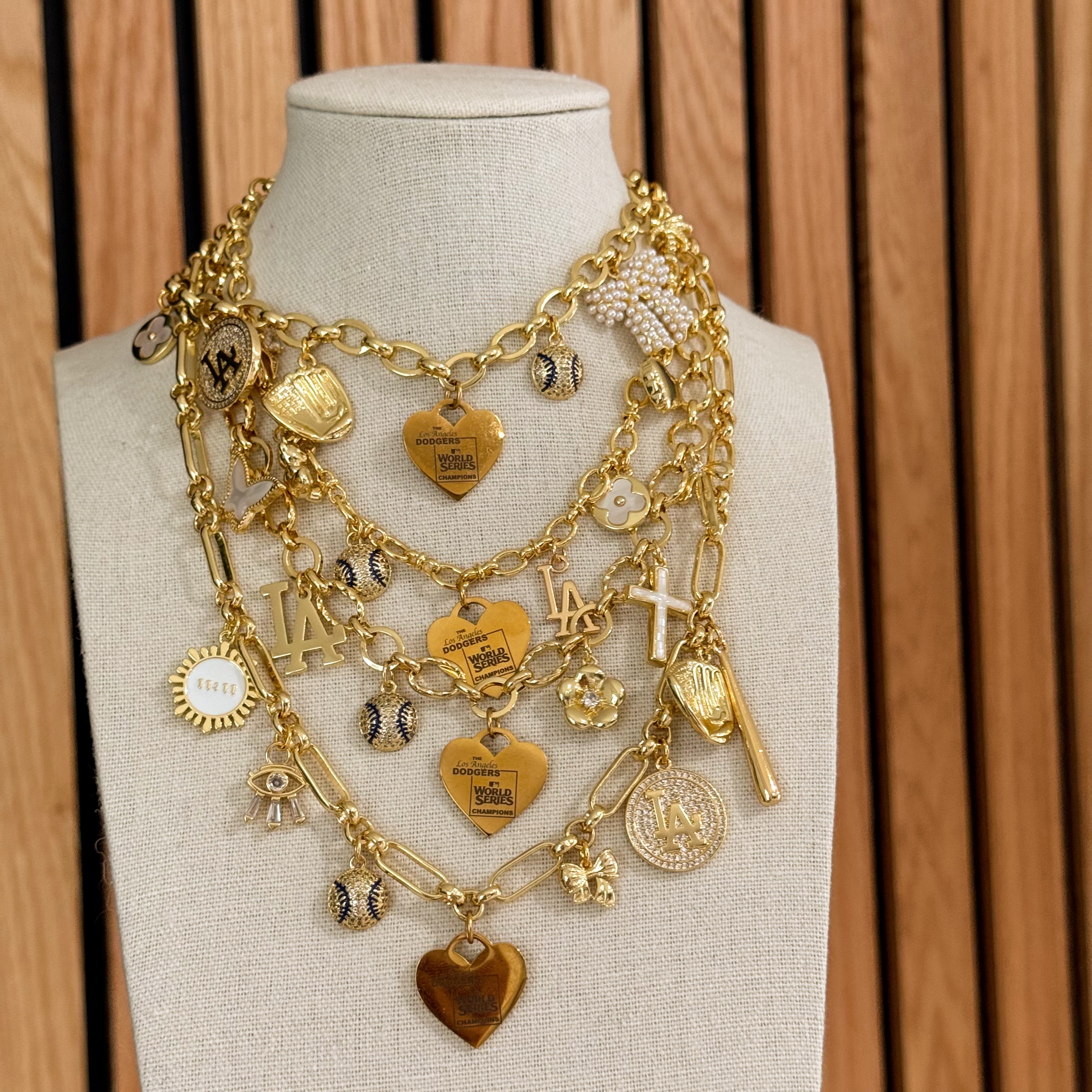 LA WS Custom Charm Necklace