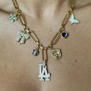 LA WS Custom Charm Necklace