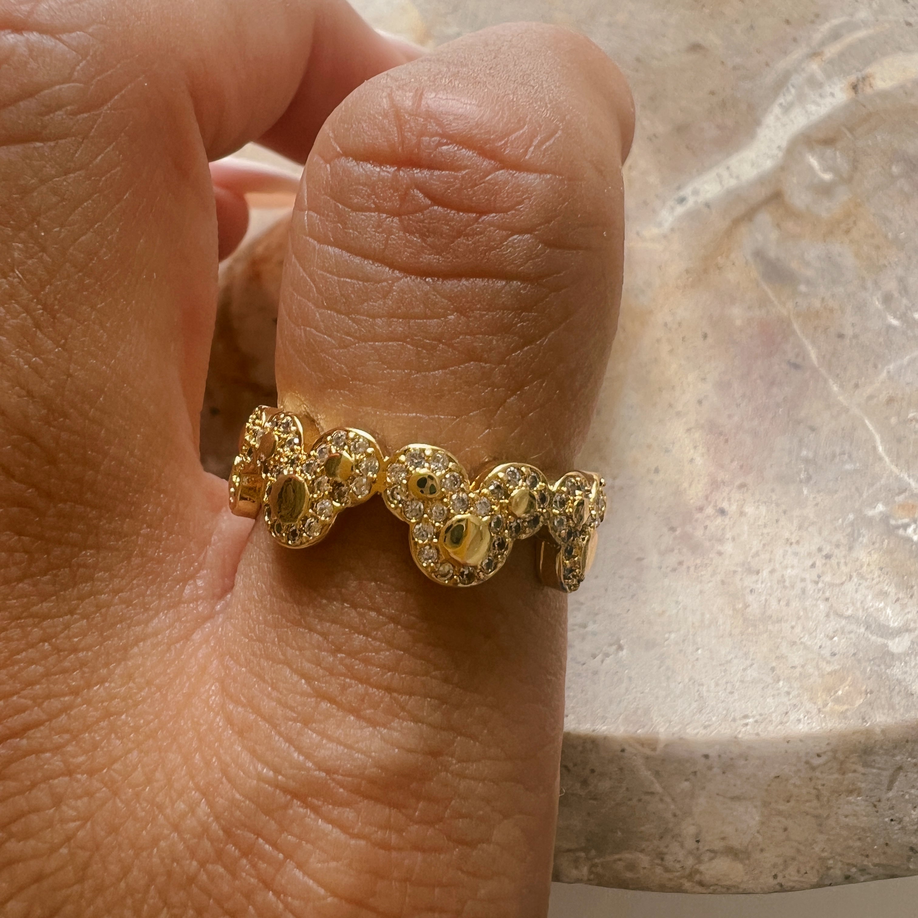 Chic Mouse CZ Ring
