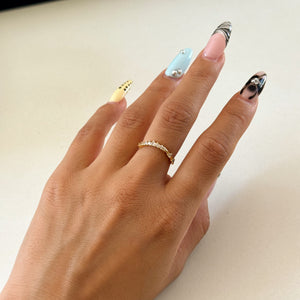 Summer CZ Stack Rings