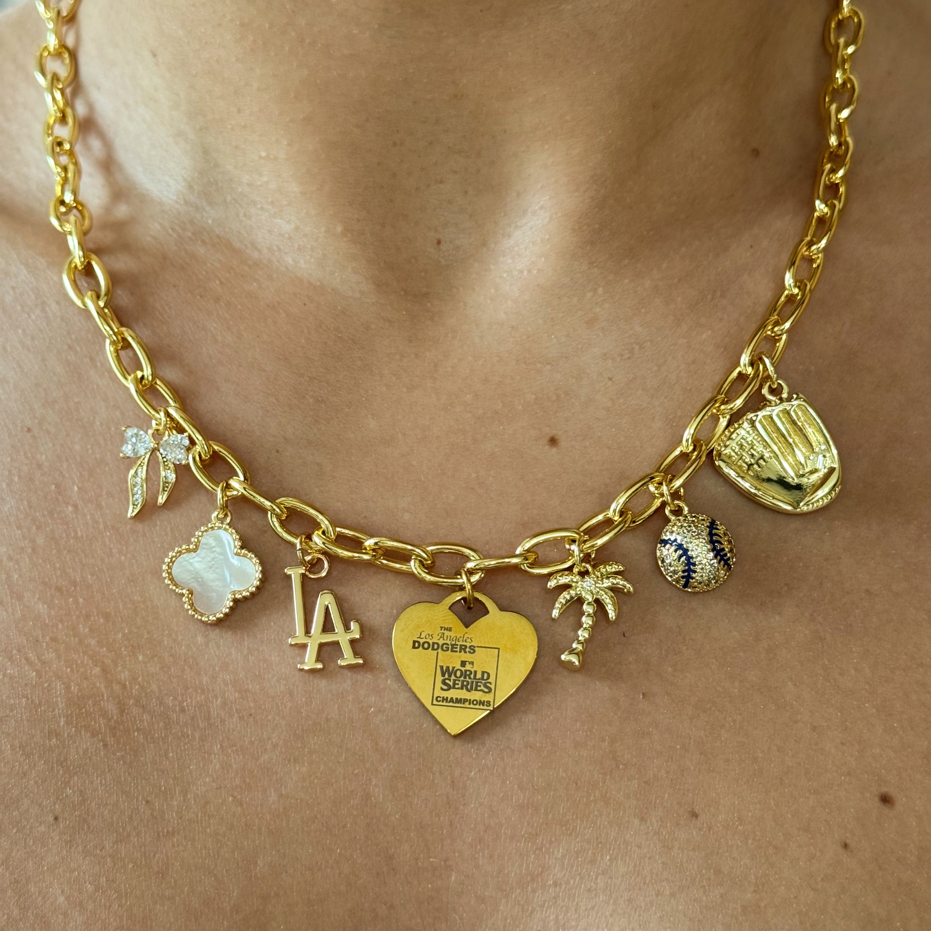 LA WS Custom Charm Necklace